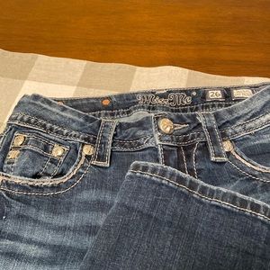 Awesome Miss Me jeans.  Waist 27”.  See pics for measurements